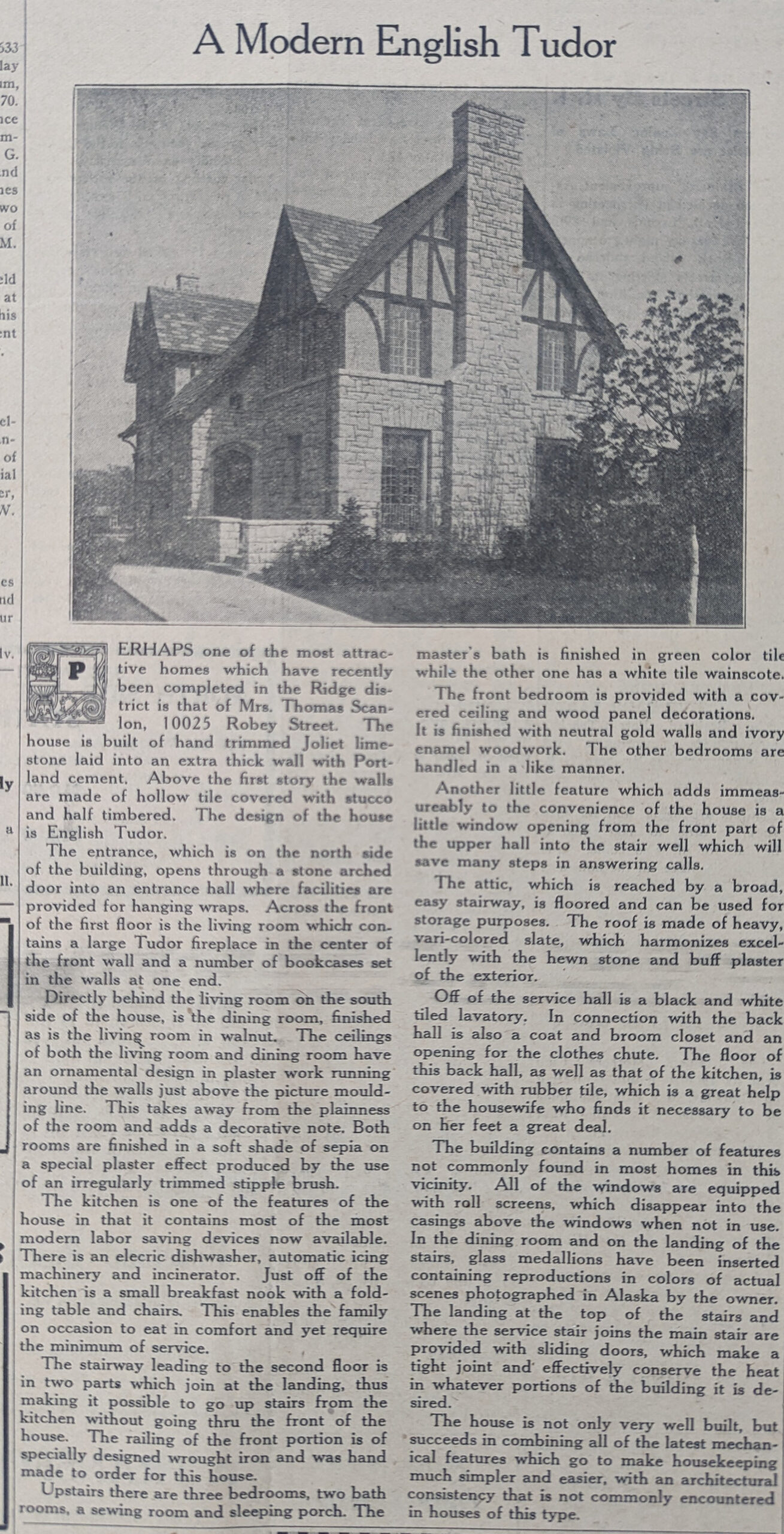 Original Newspaper Article