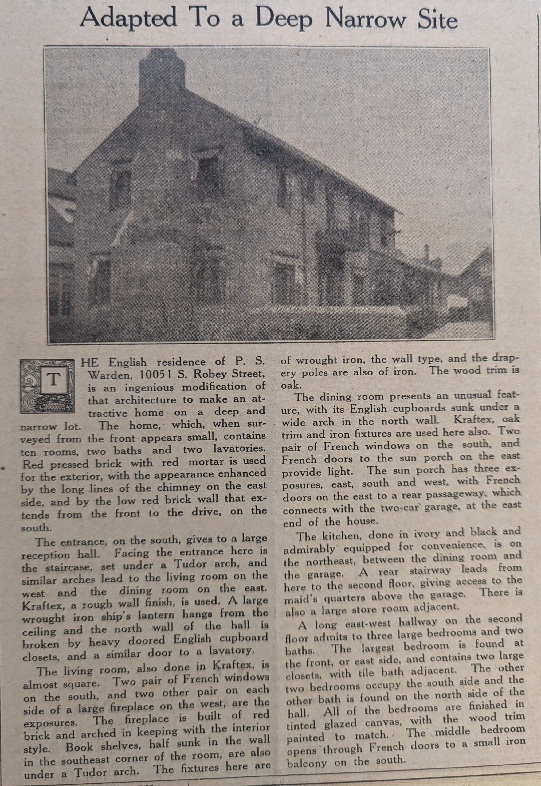 Original Newspaper Article