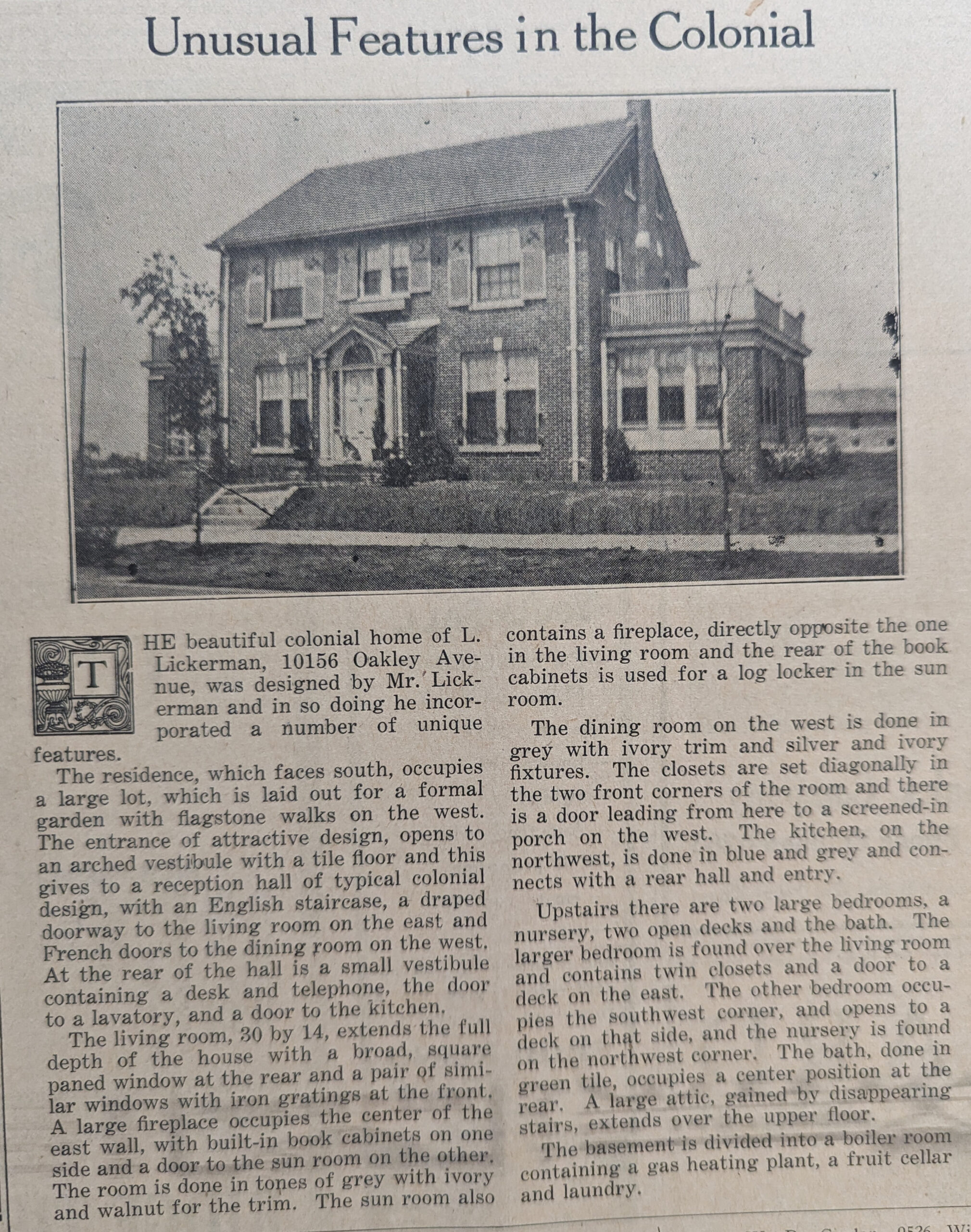 Original Newspaper Article