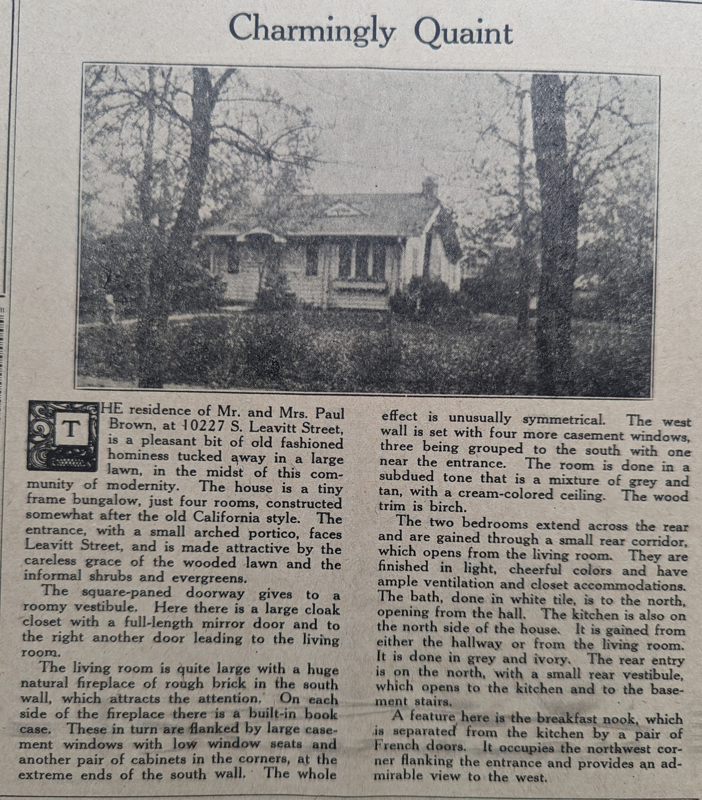 Original Newspaper Article