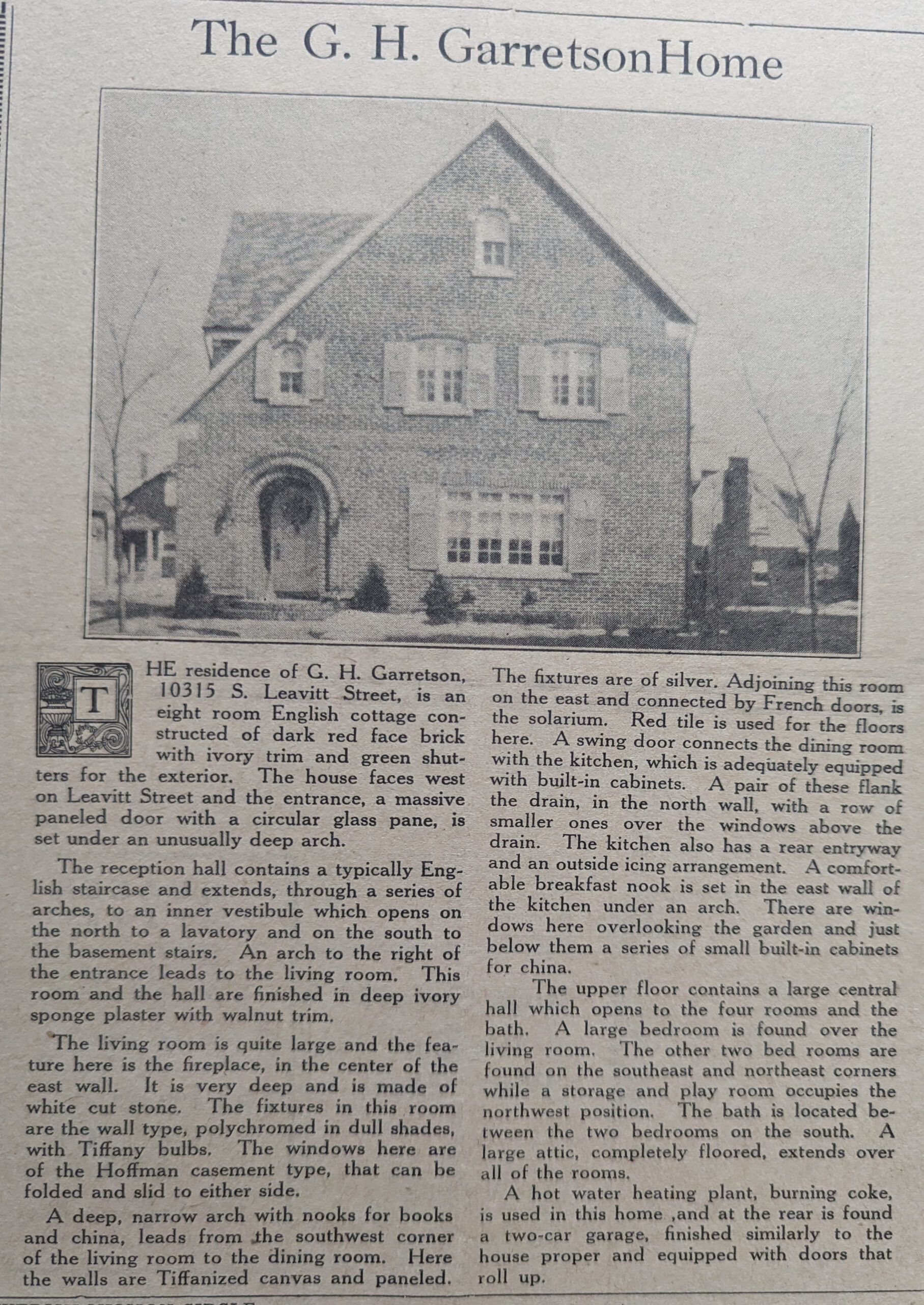 Original Newspaper Article