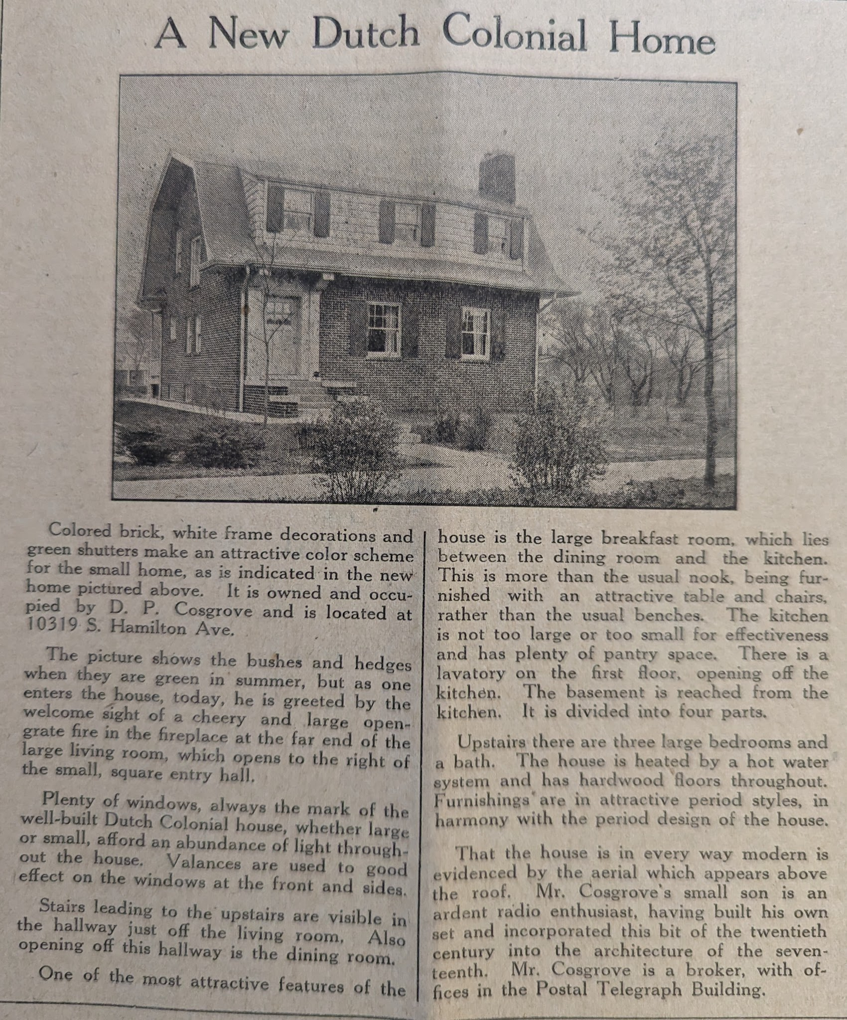 Original Newspaper Article