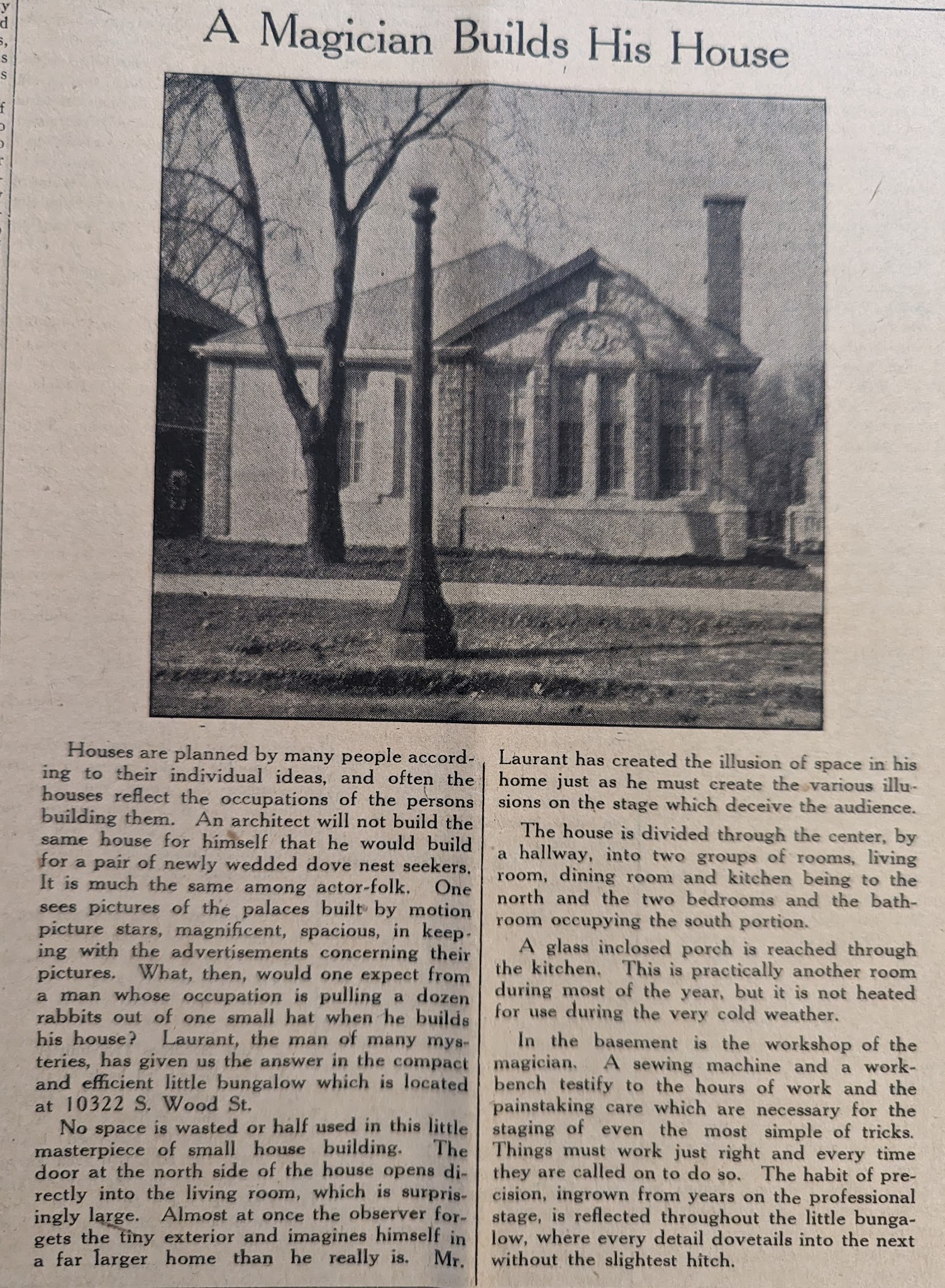 Original Newspaper Article