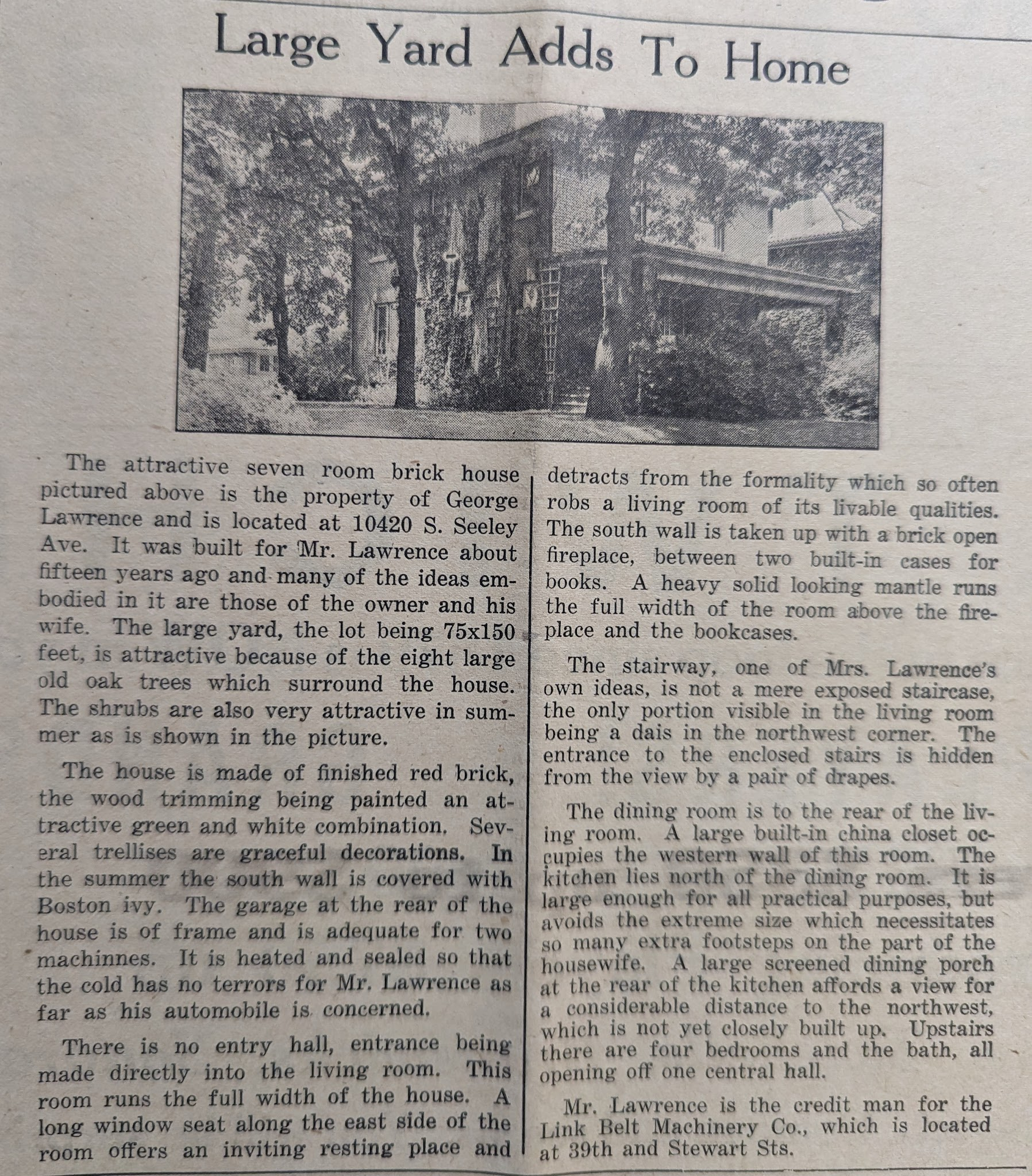 Original Newspaper Article