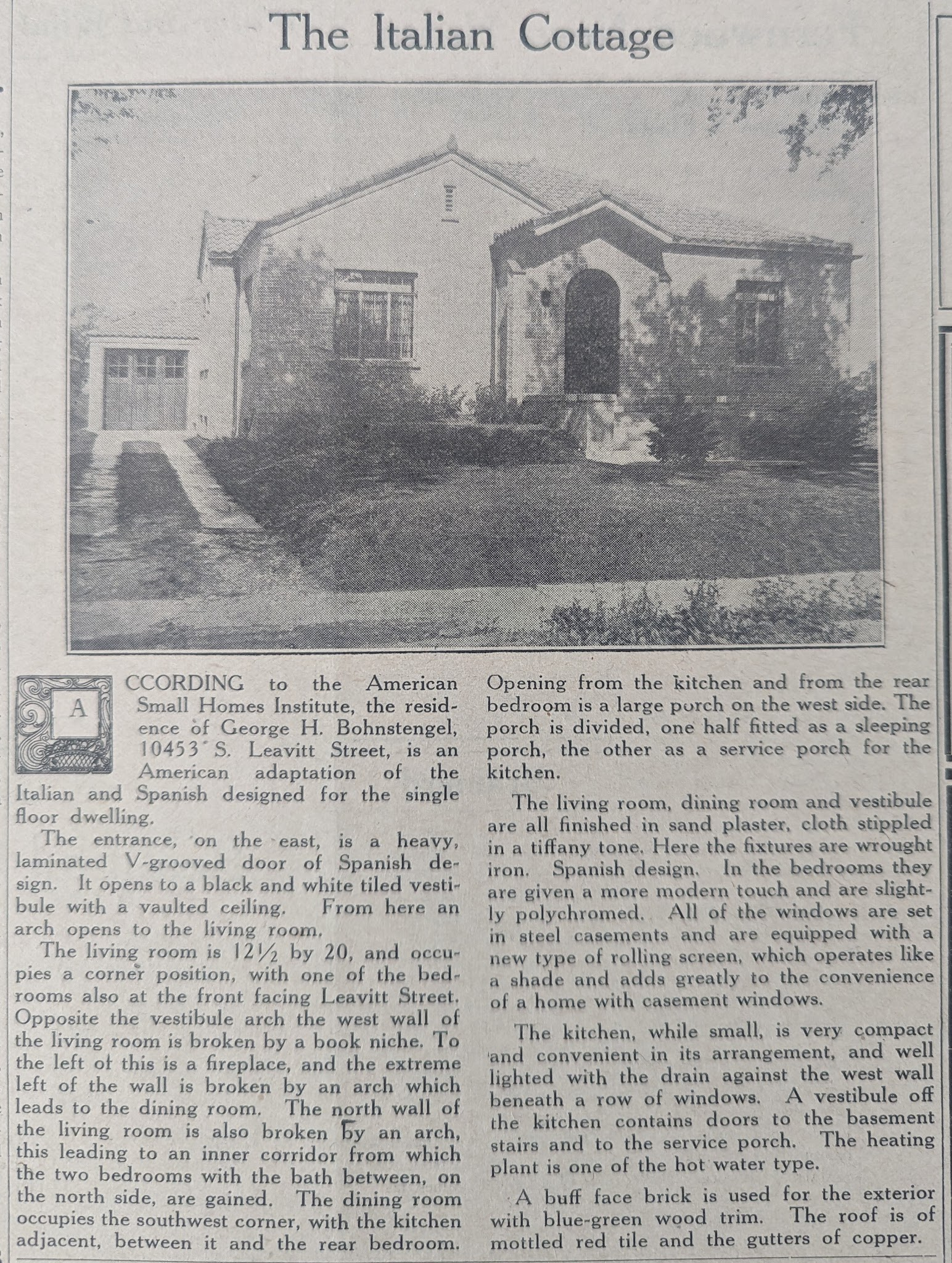 Original Newspaper Article