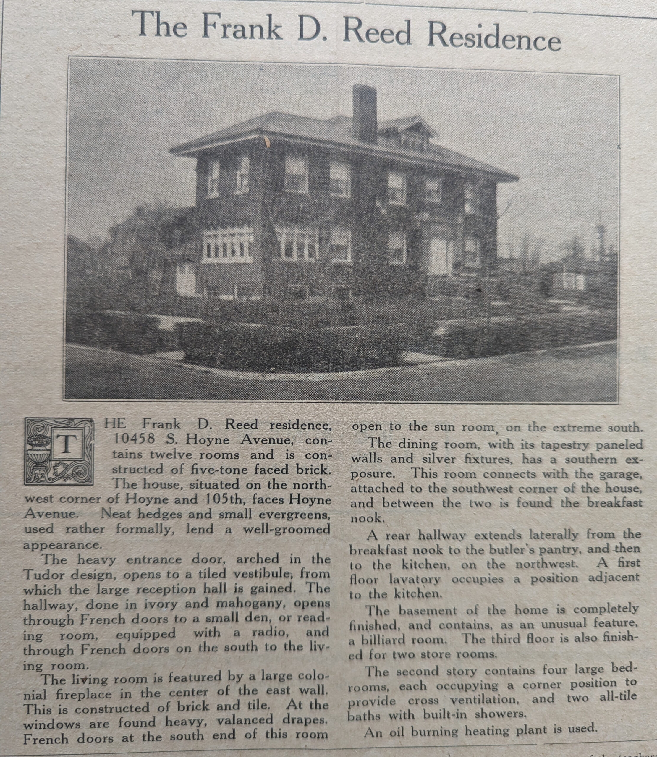 Original Newspaper Article