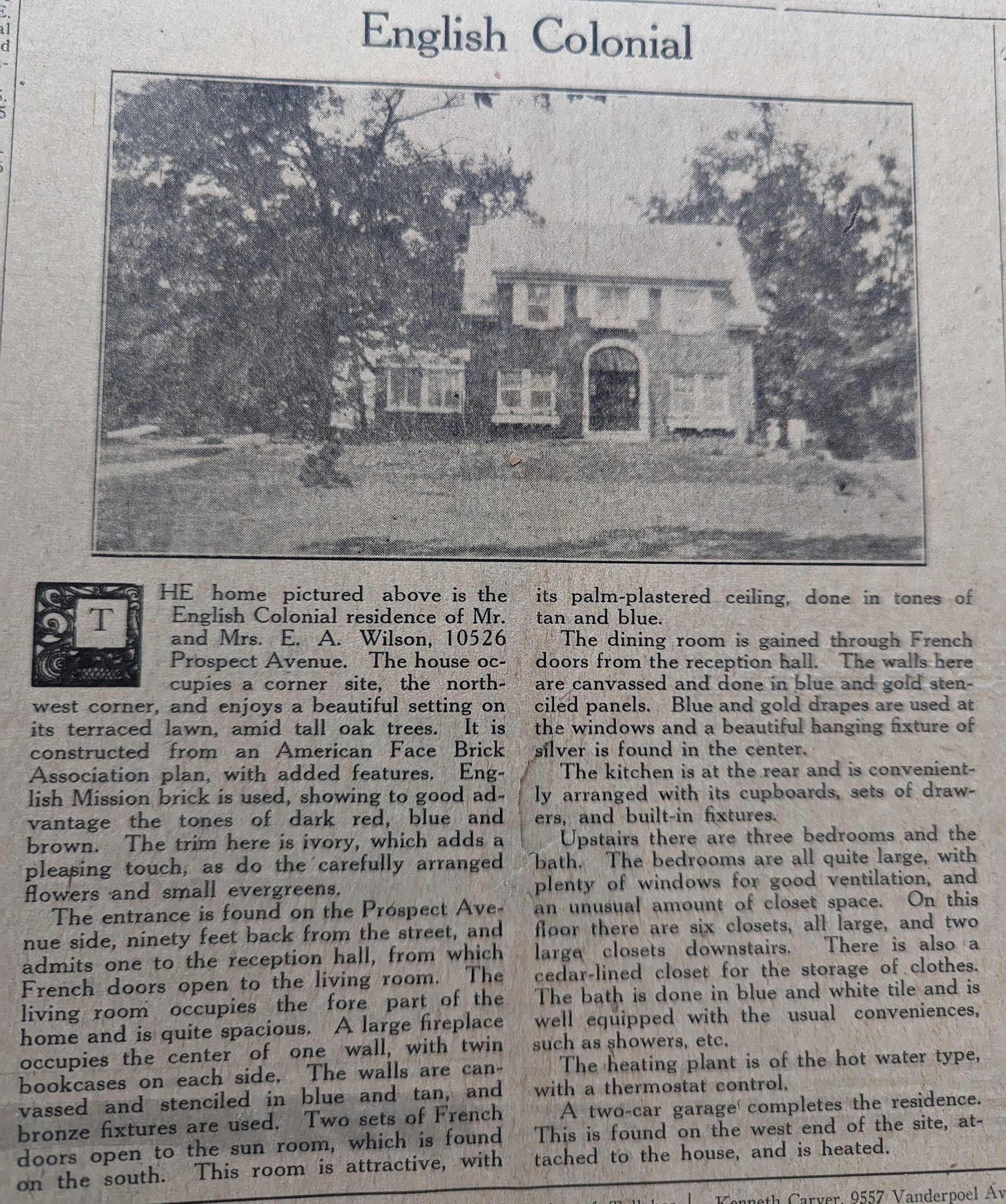 Original Newspaper Article