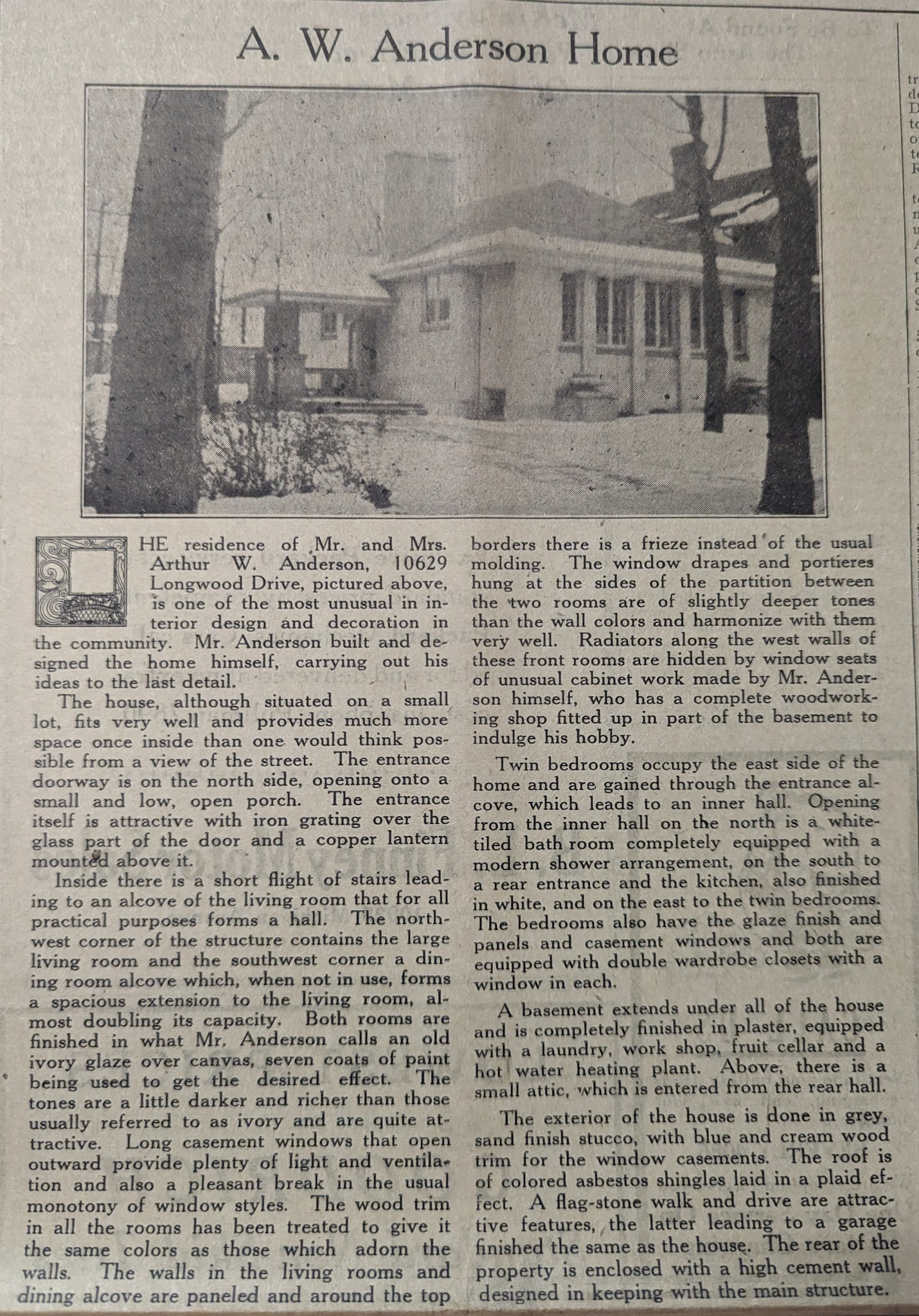 Original Newspaper Article