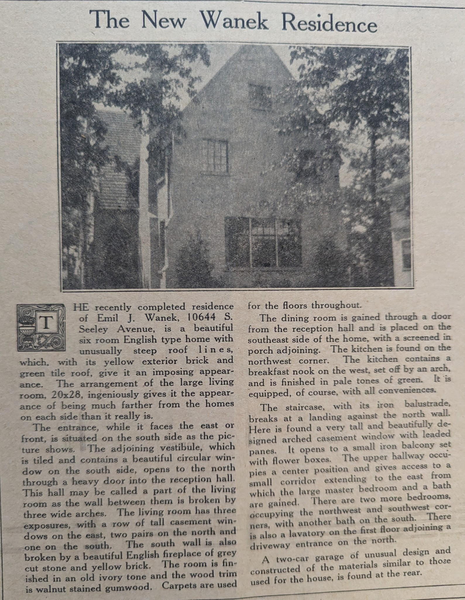 Original Newspaper Article