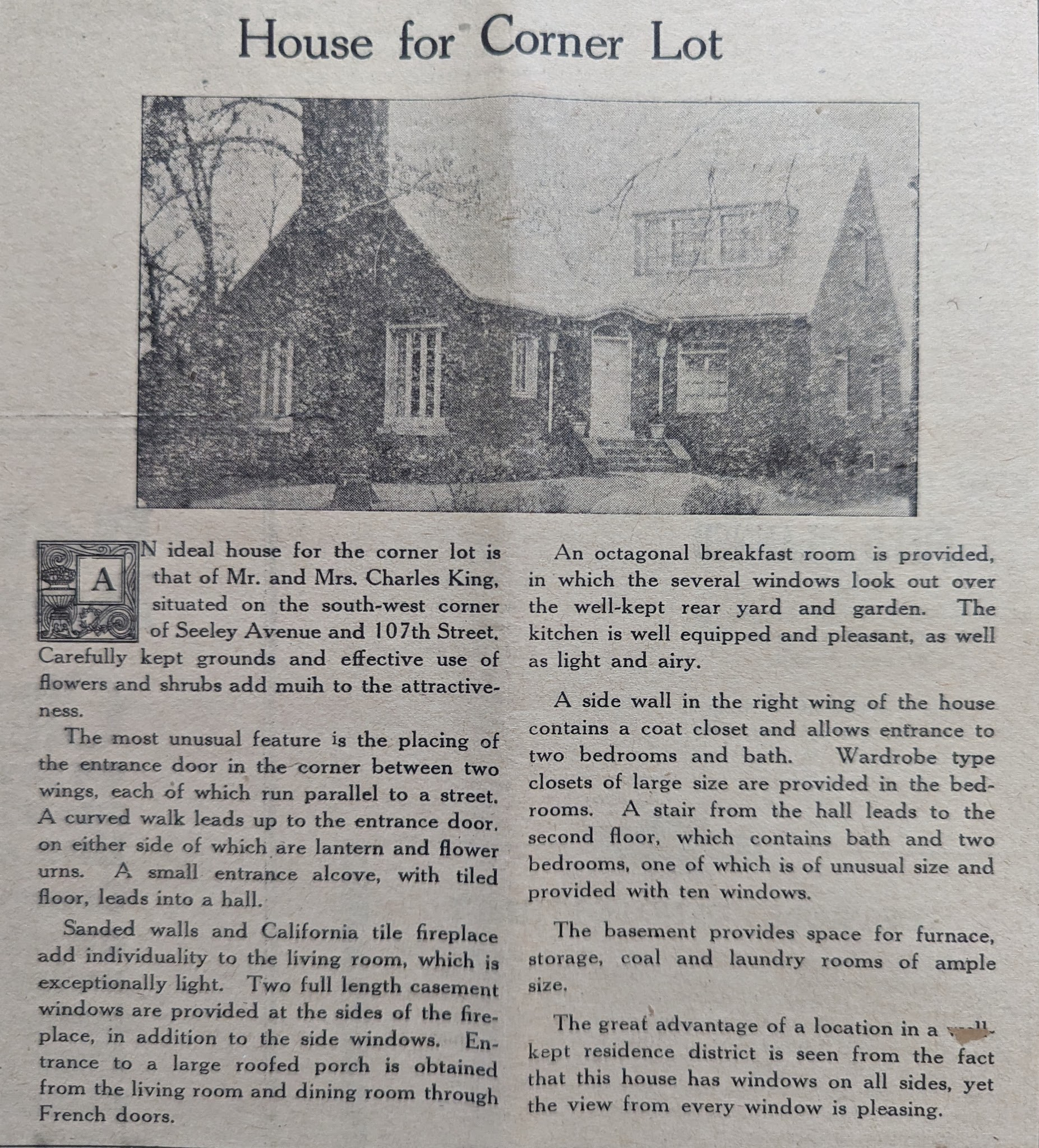 Original Newspaper Article