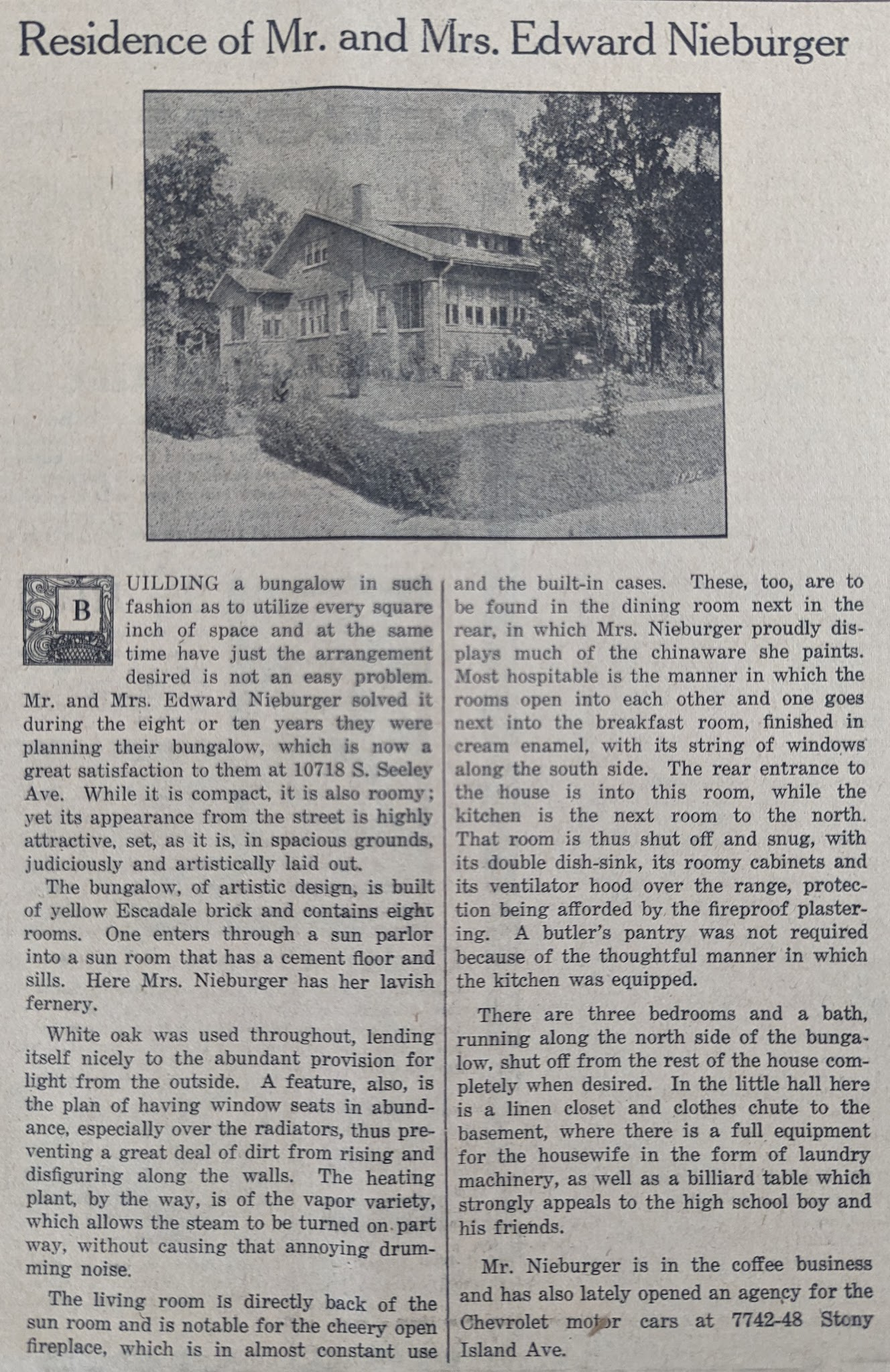 Original Newspaper Article