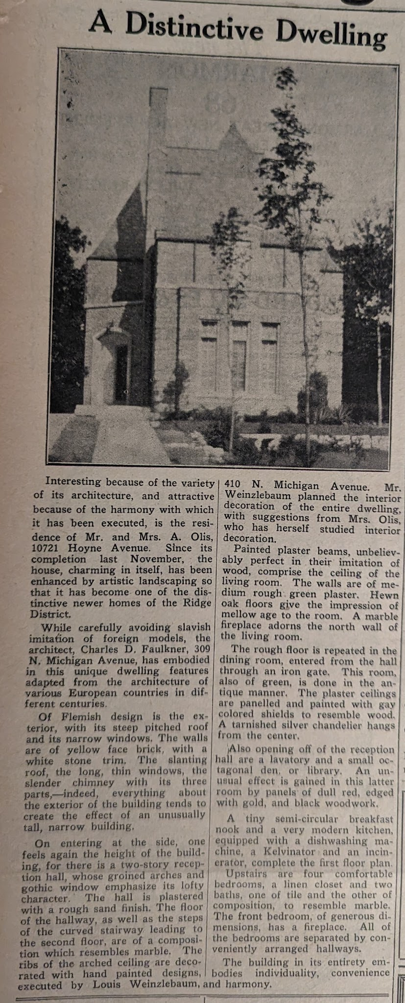 Original Newspaper Article