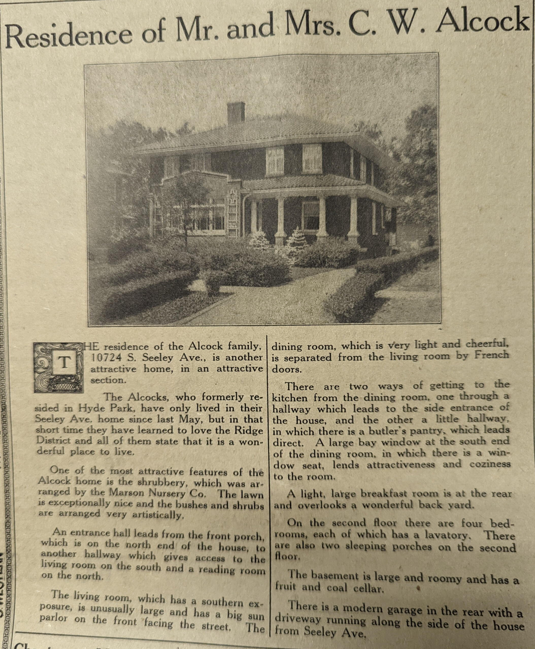 Original Newspaper Article