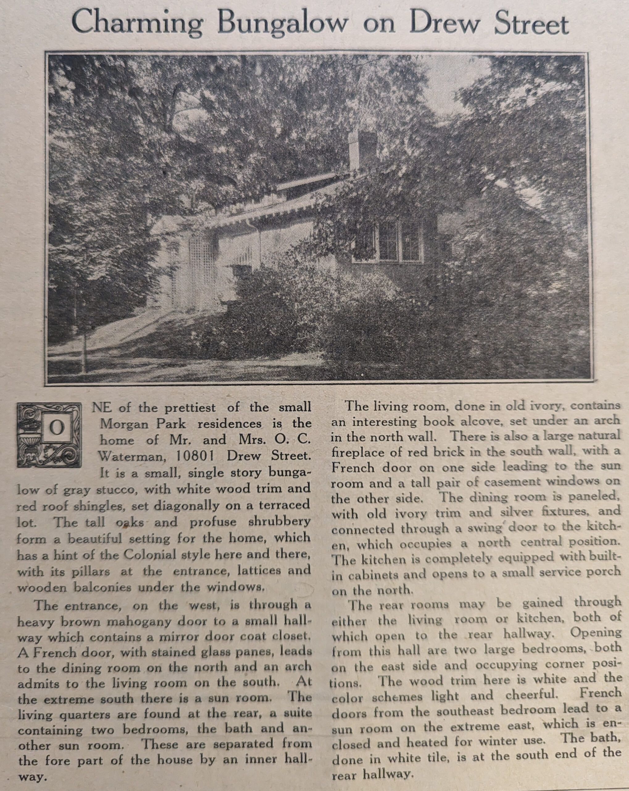 Original Newspaper Article