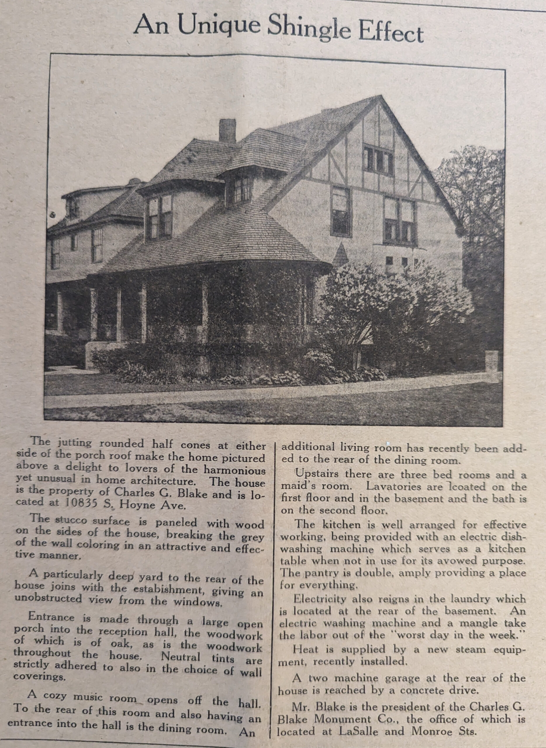 Original Newspaper Article