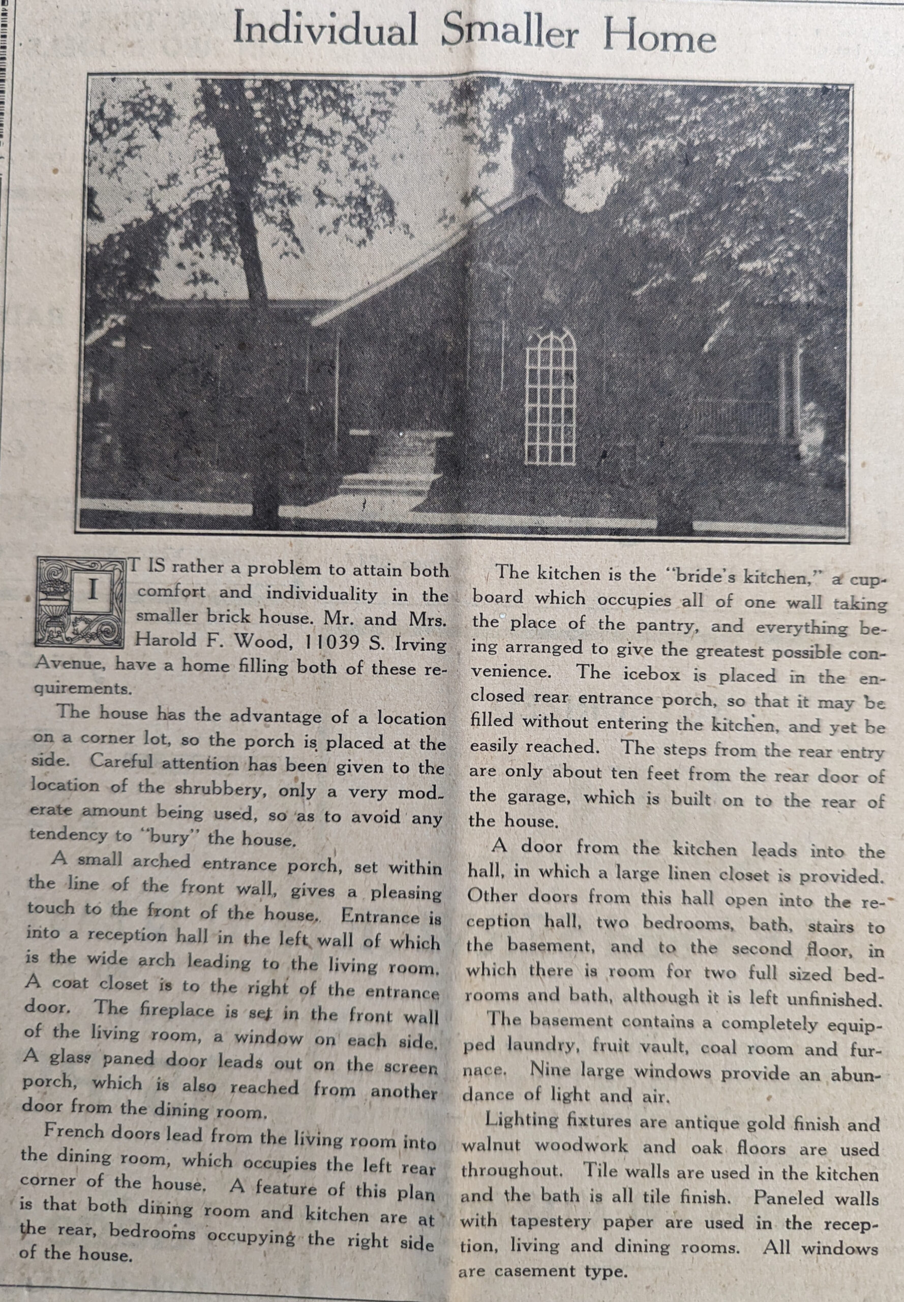 Original Newspaper Article