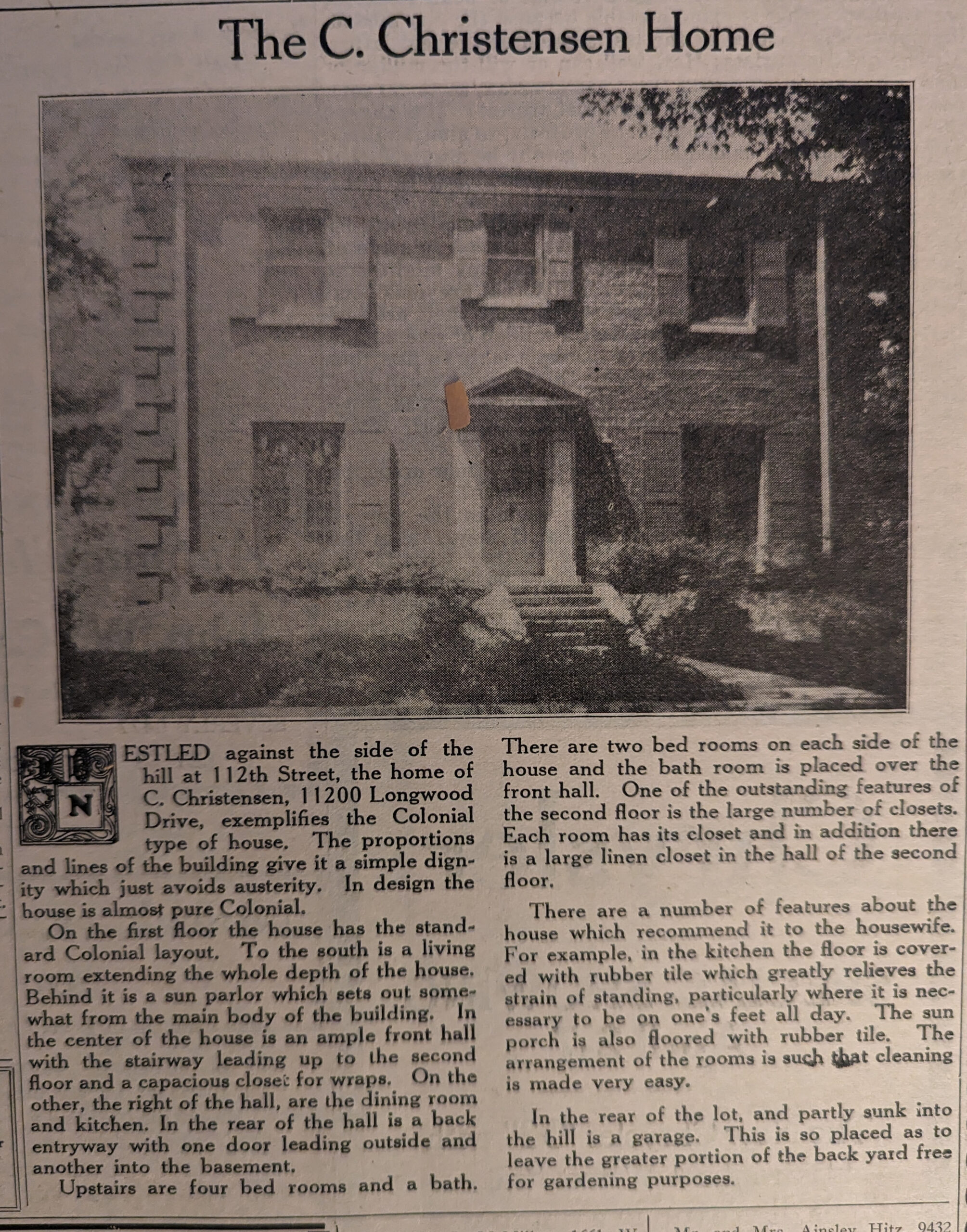 Original Newspaper Article