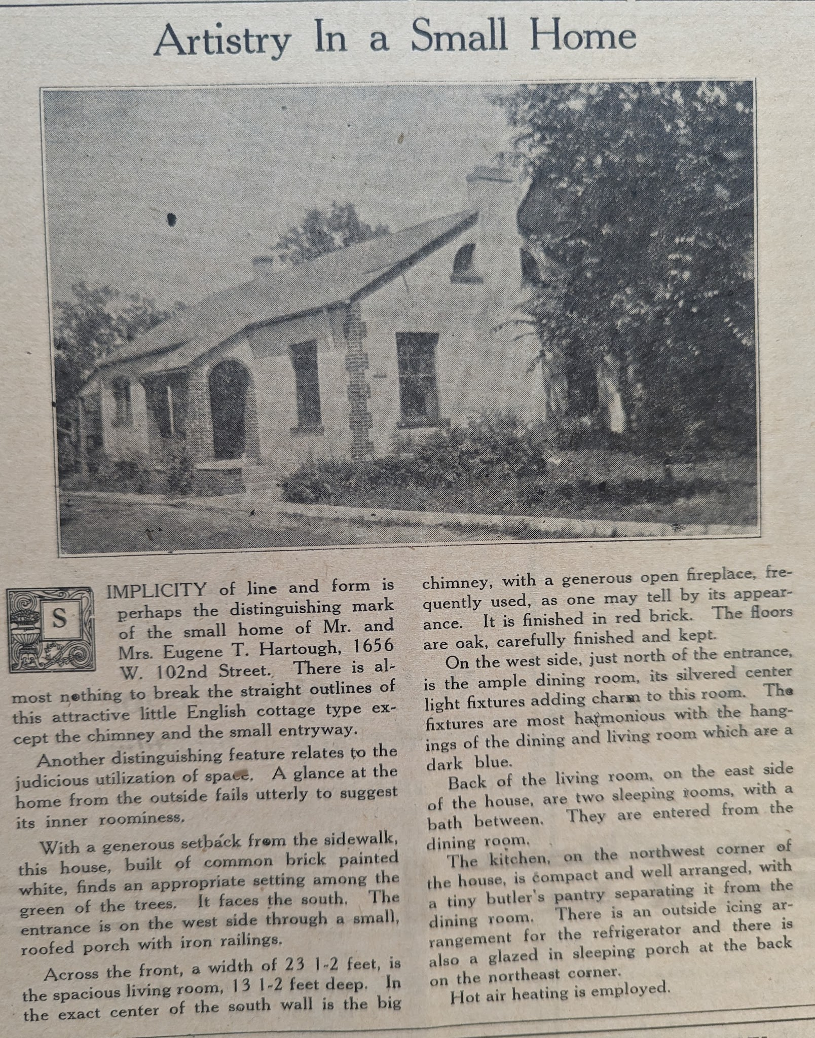 Original Newspaper Article