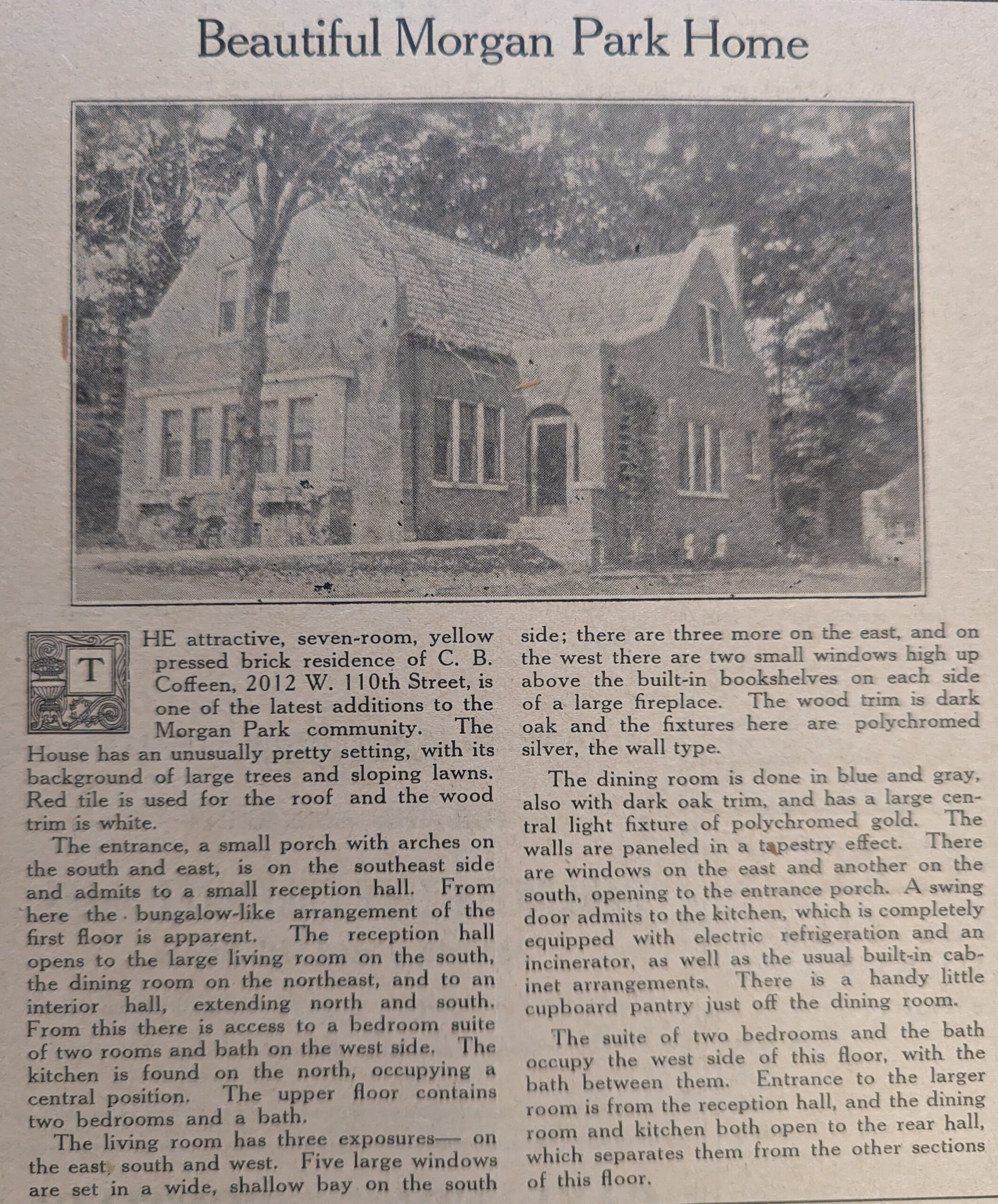 Original Newspaper Article