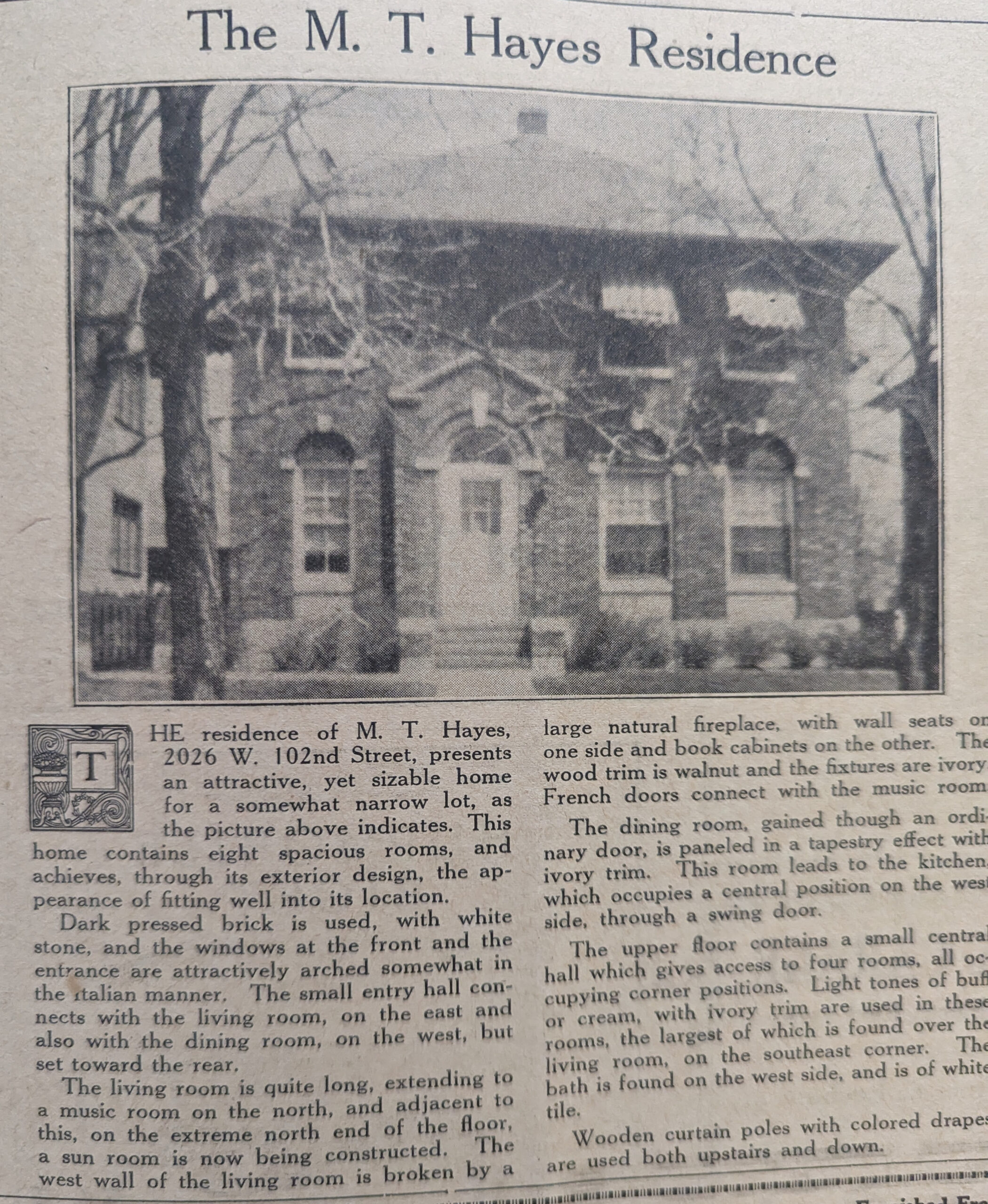 Original Newspaper Article