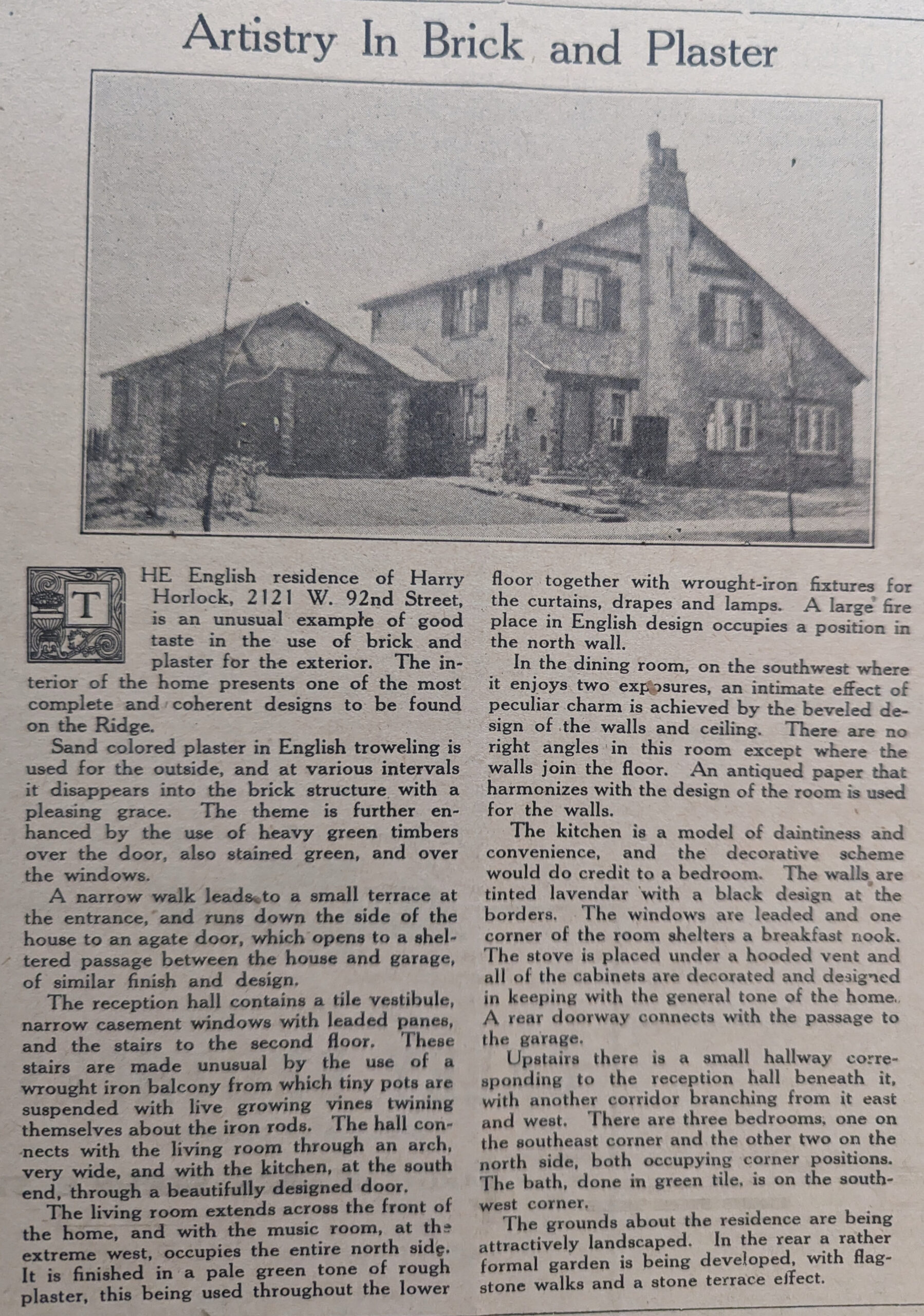 Original Newspaper Article