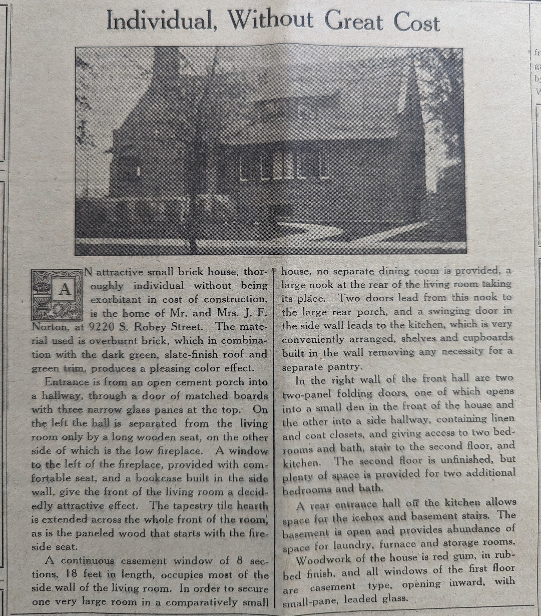 Original Newspaper Article