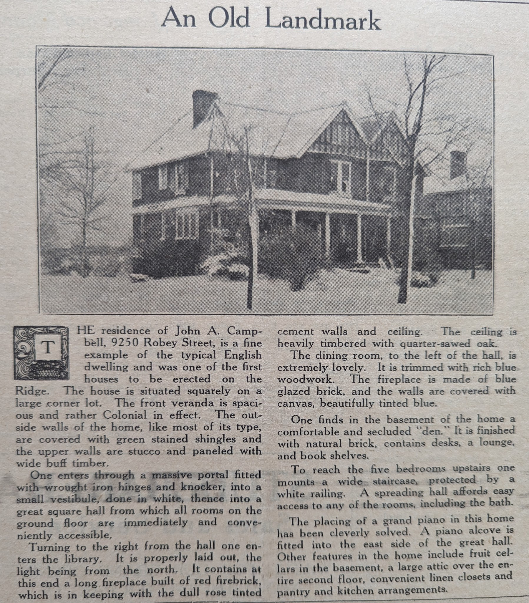 Original Newspaper Article