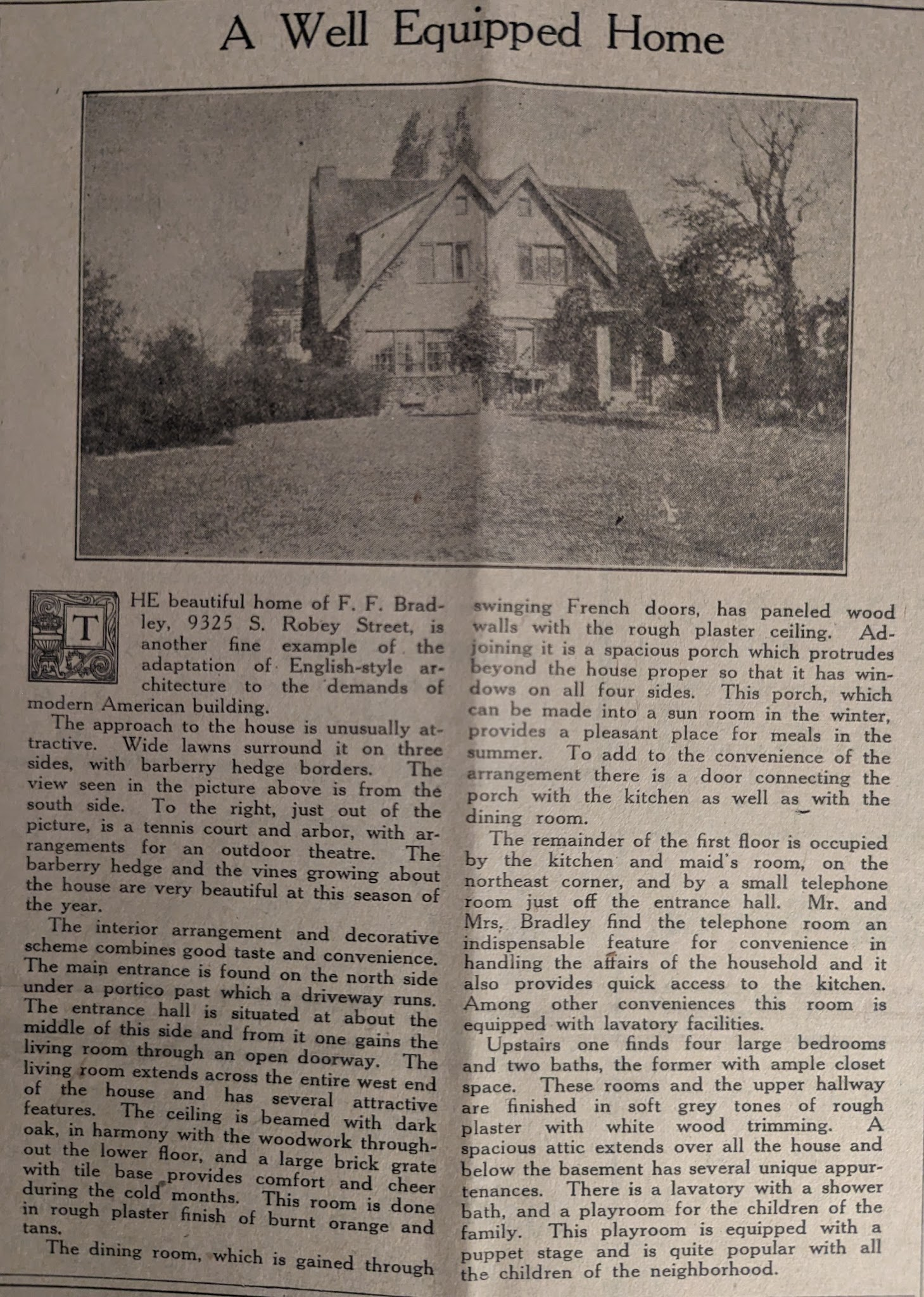 Original Newspaper Article