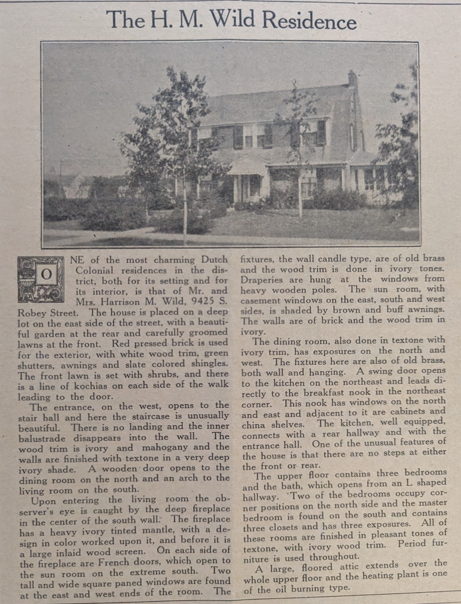 Original Newspaper Article