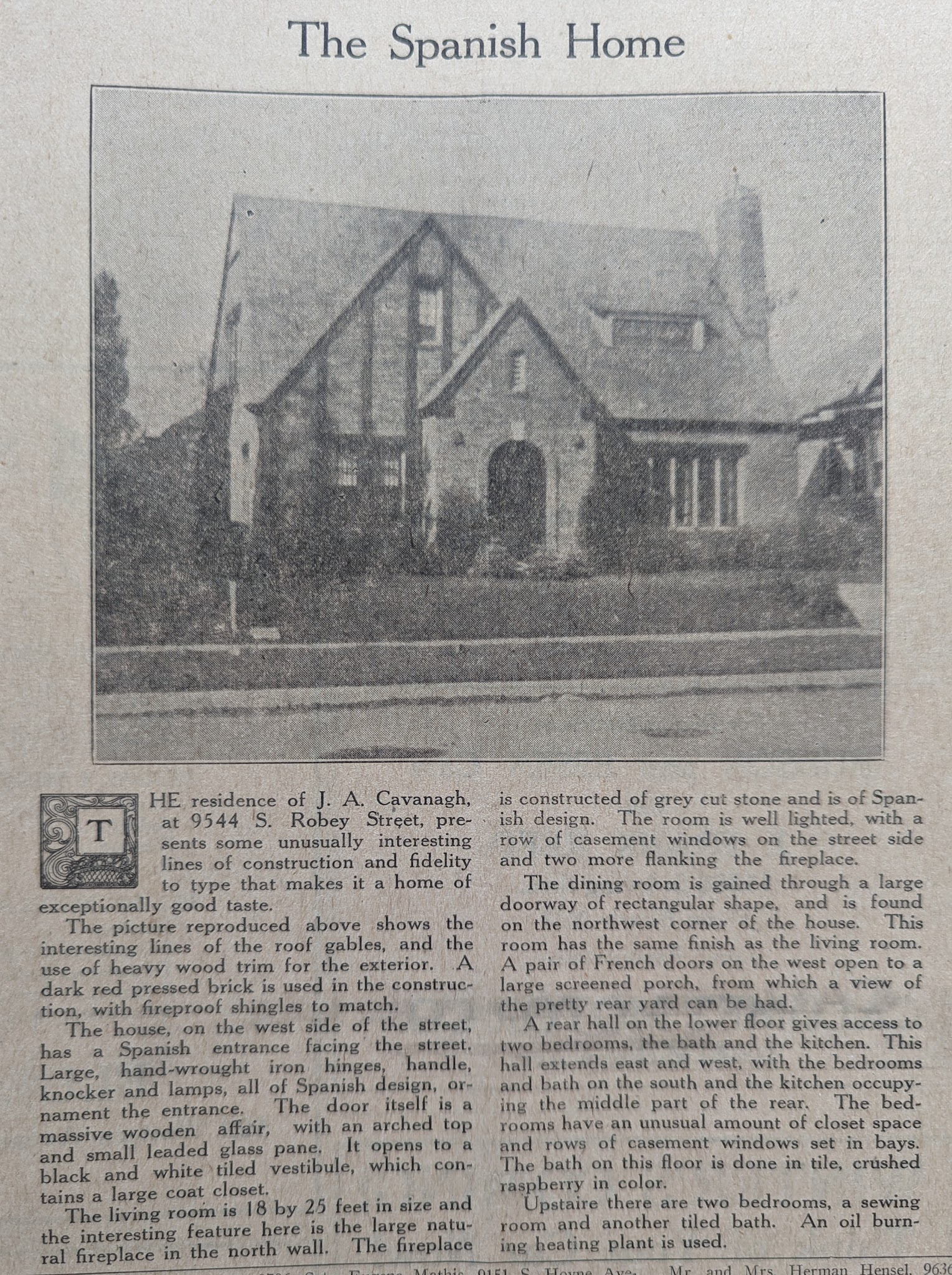 Original Newspaper Article