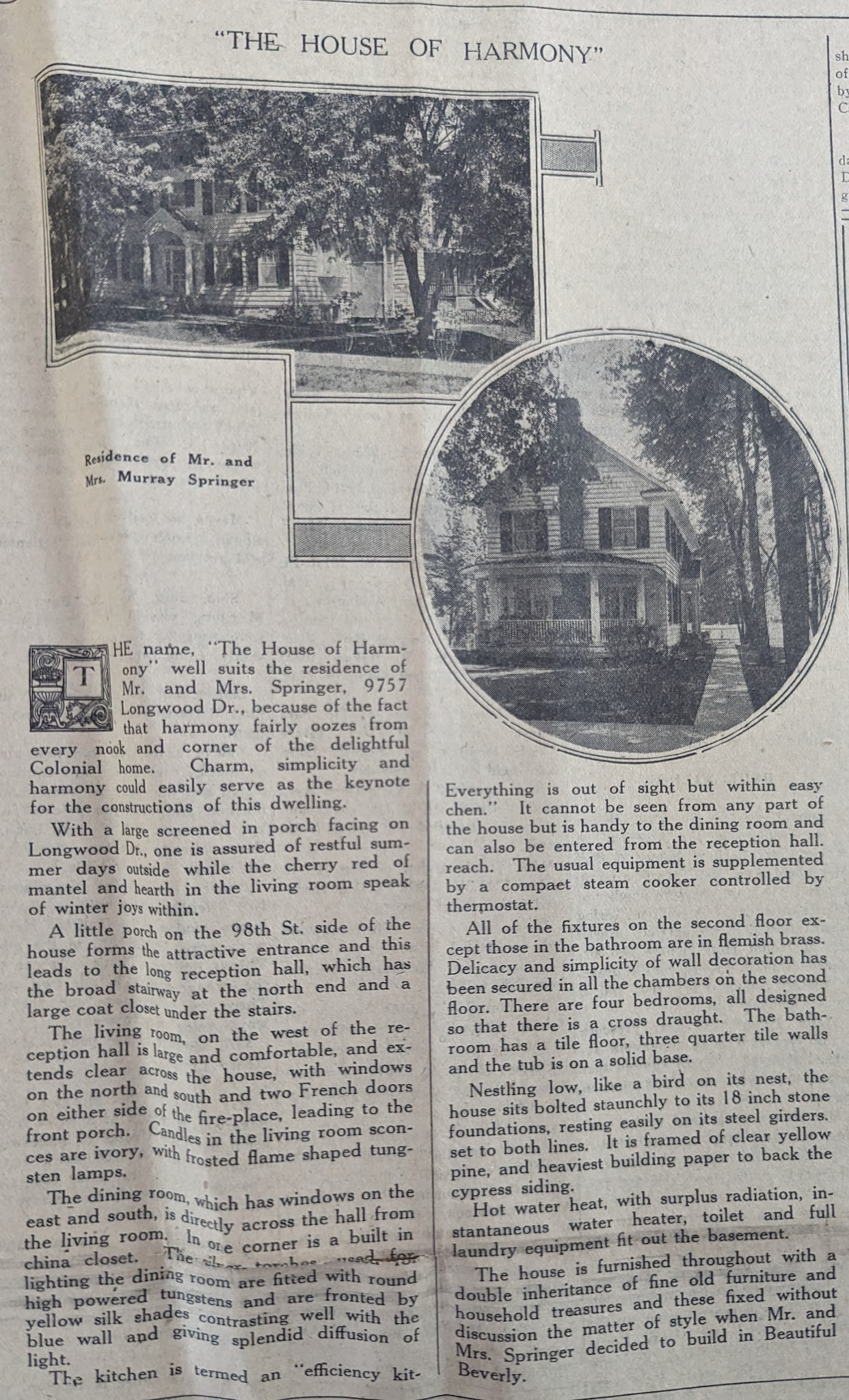 Original Newspaper Article