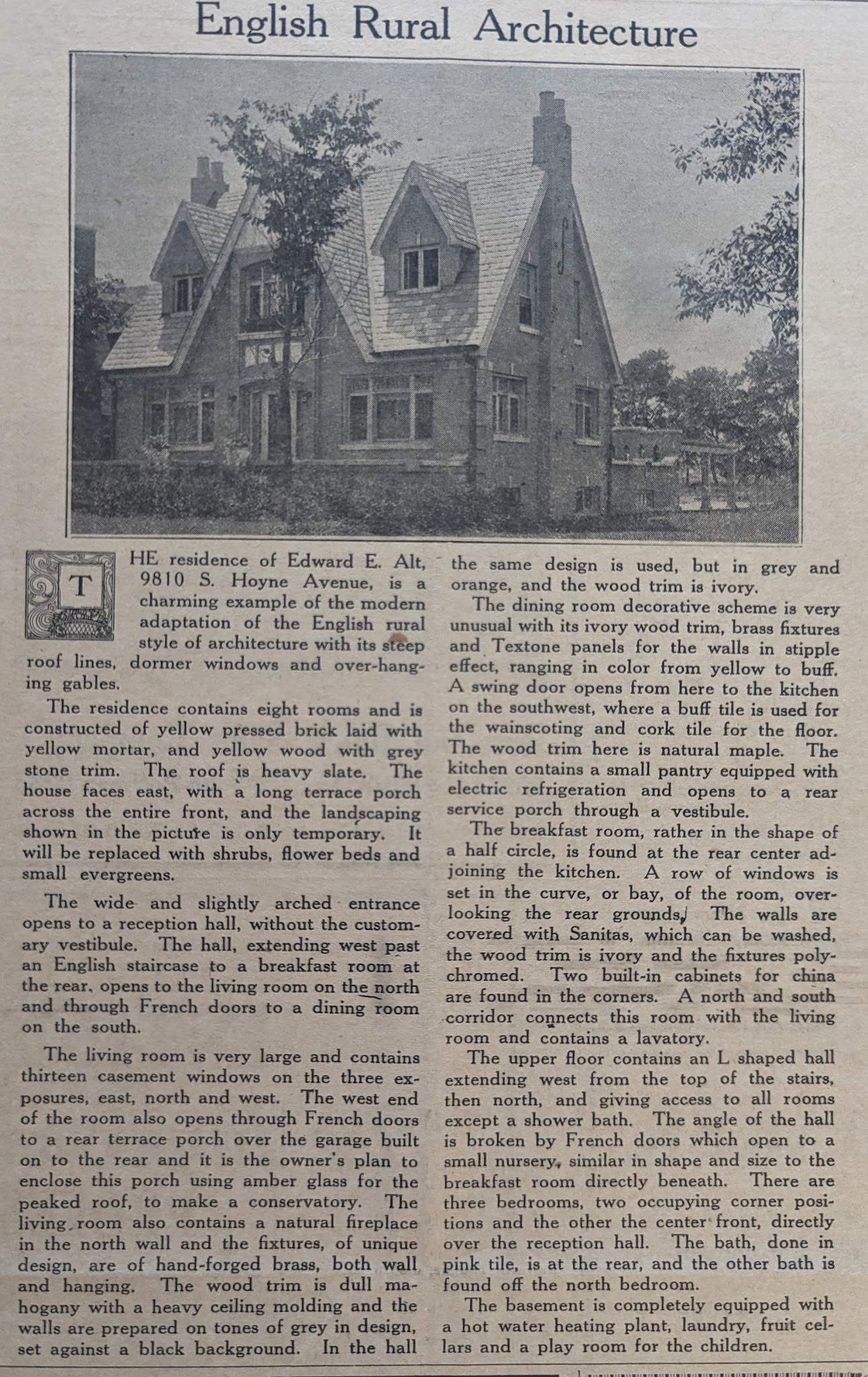 Original Newspaper Article