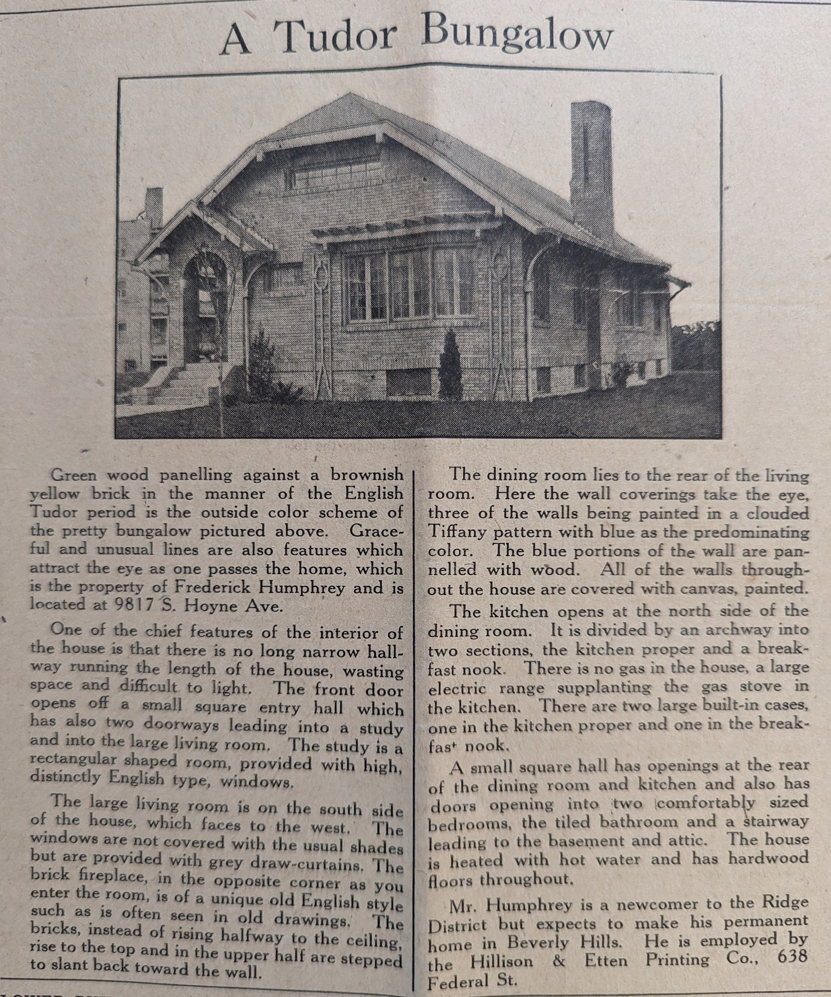 Original Newspaper Article