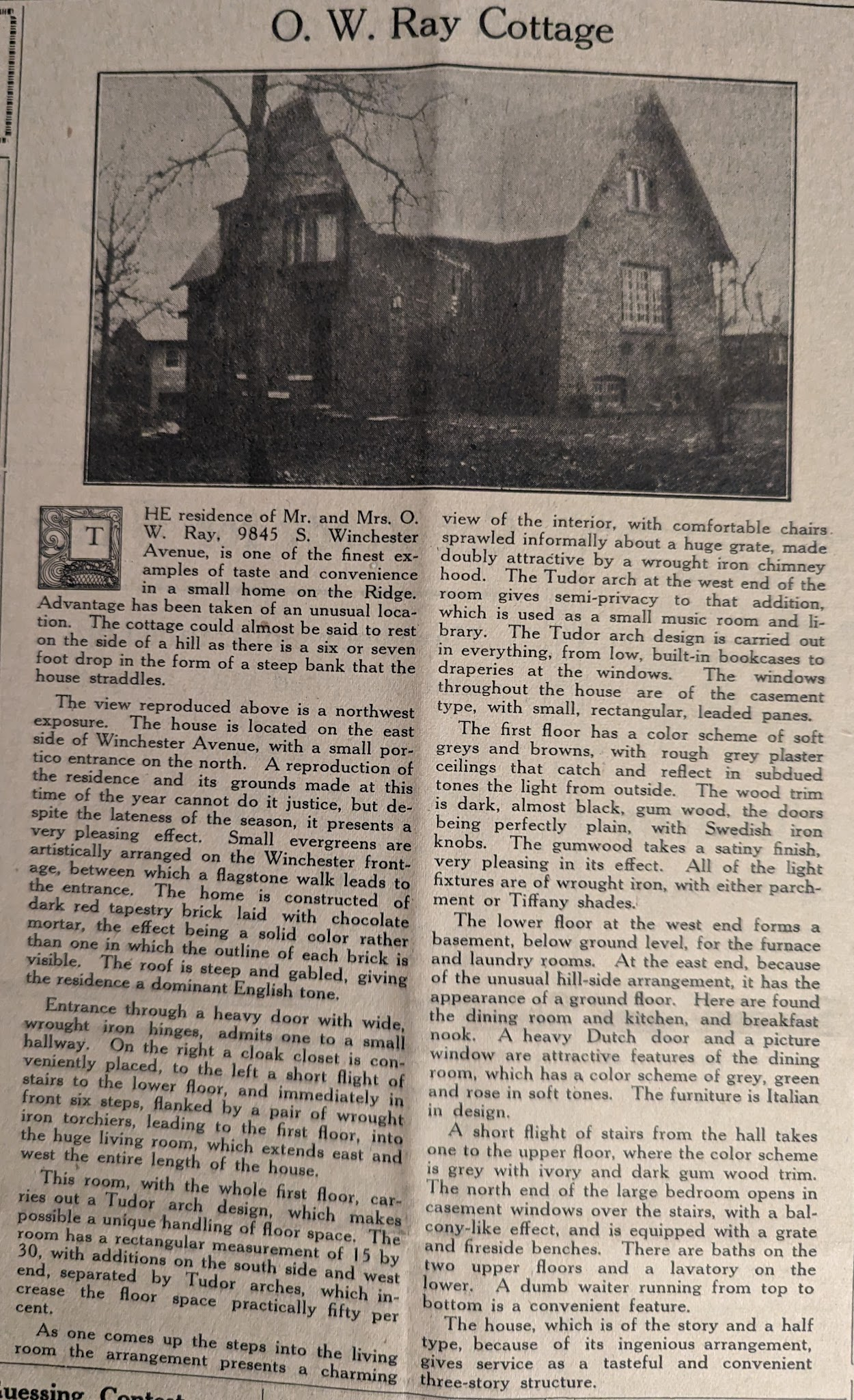 Original Newspaper Article