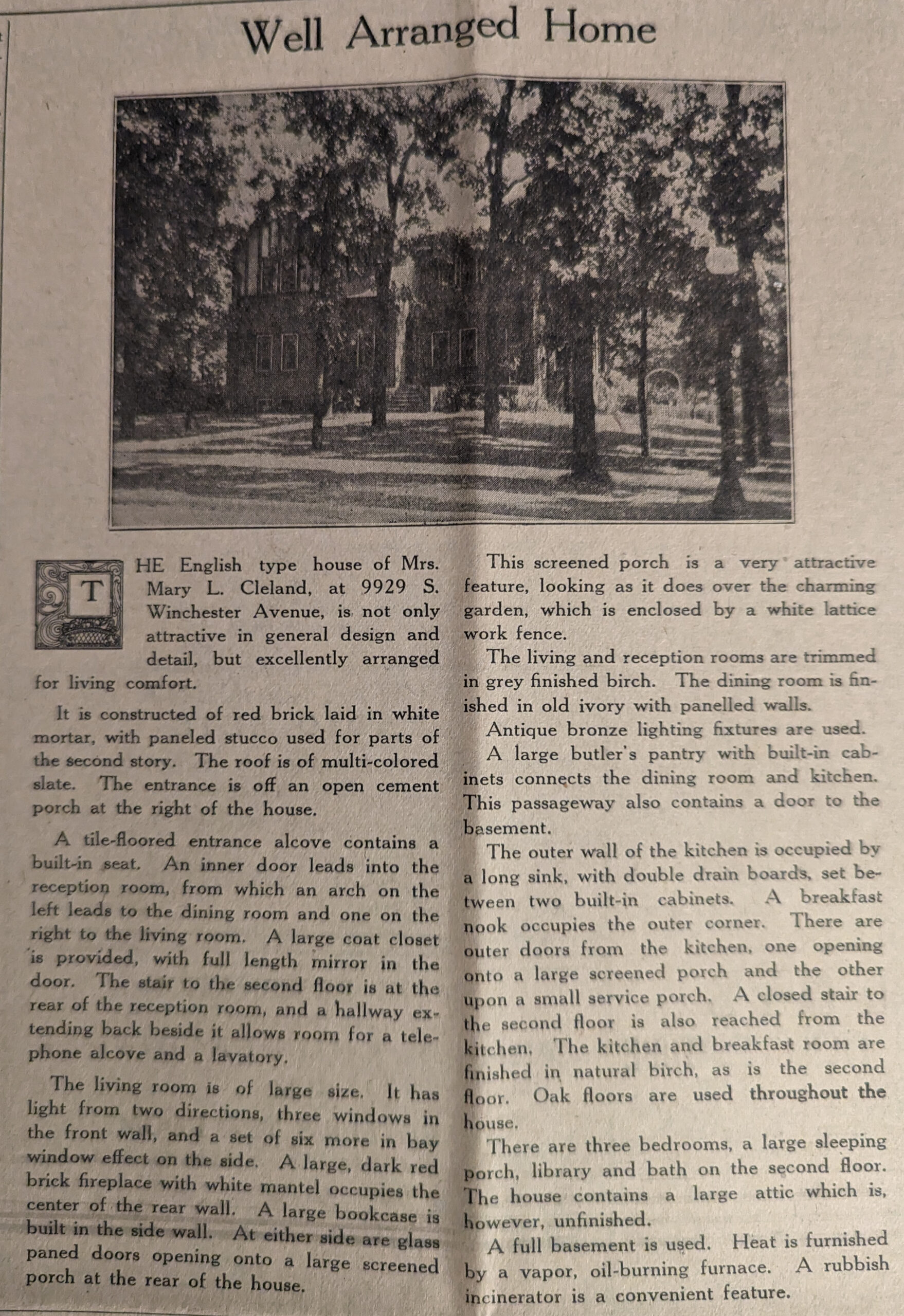 Original Newspaper Article