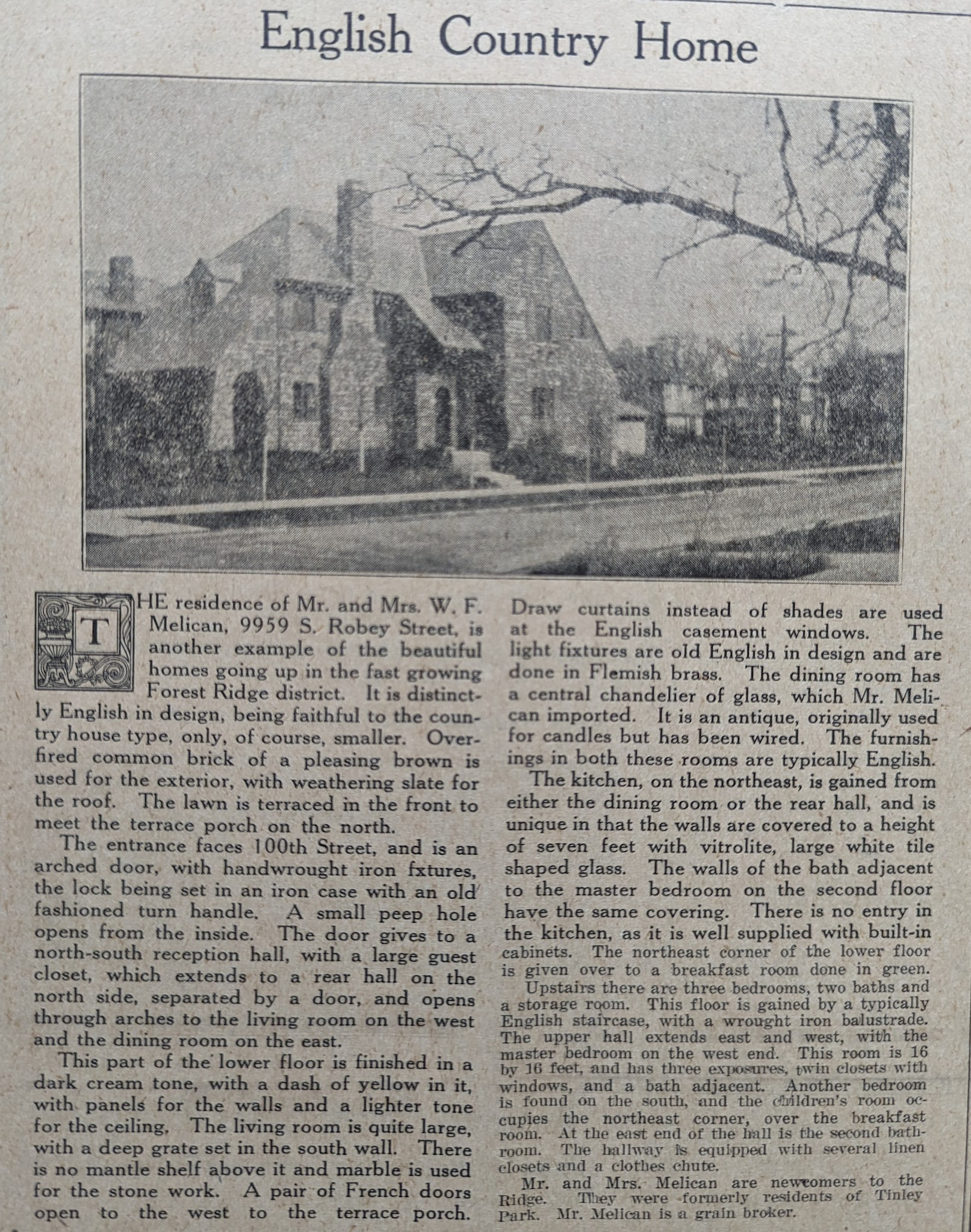 Original Newspaper Article